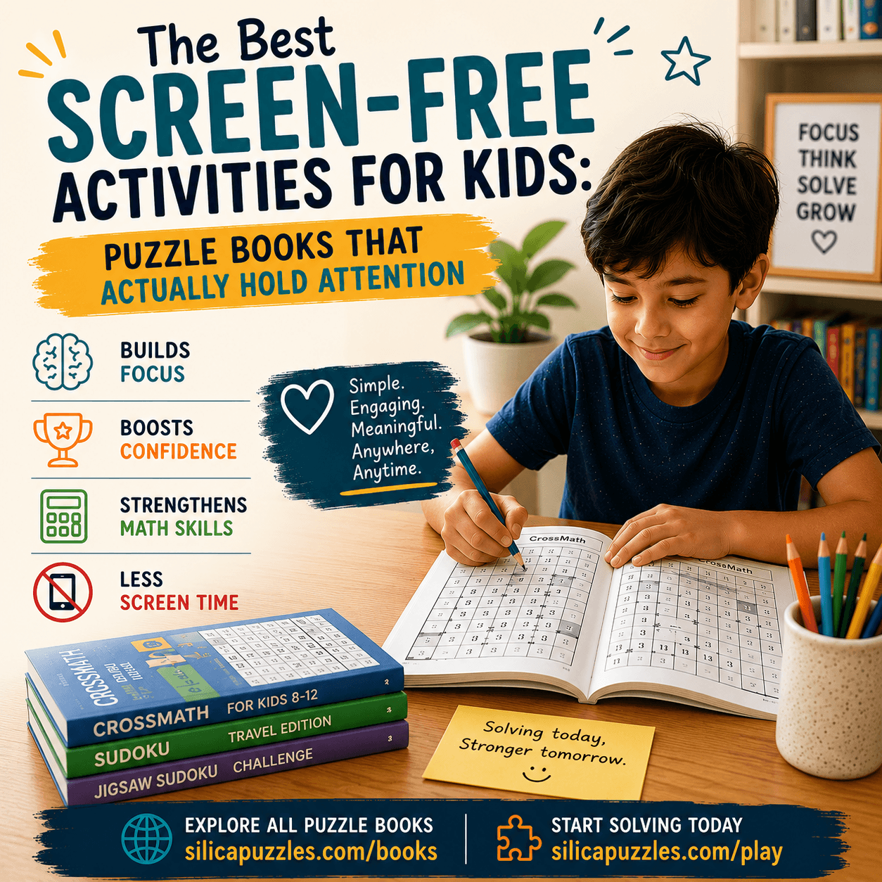 The Best Screen-Free Activities for Kids: Puzzle Books That Actually Hold Attention cover