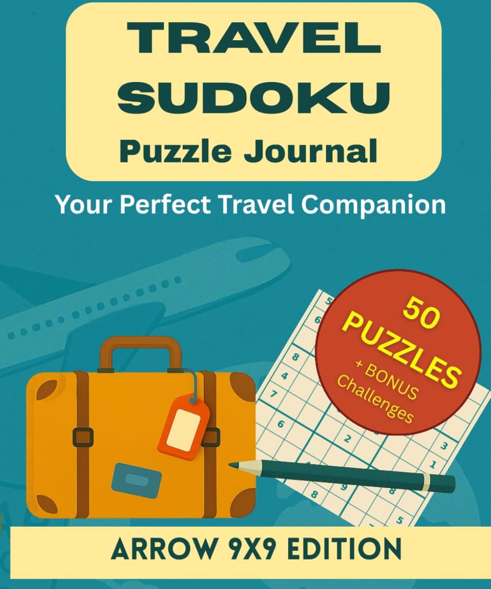 Travel Sudoku Puzzle Journal: Arrow Edition cover